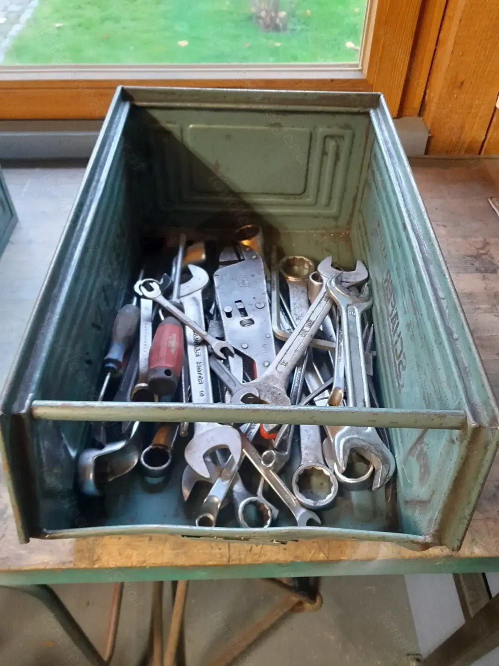 Gabelschlüssel samt Schäferkiste zu verkaufen