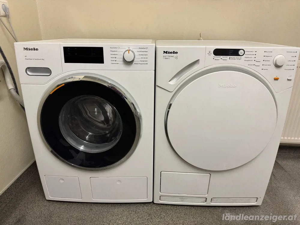 Miele Waschmaschine und Trockner