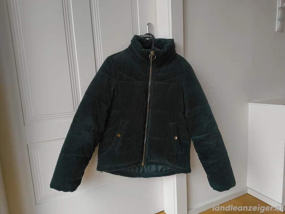 Winterjacke Cord grün Vero Moda Gr. S Damen 