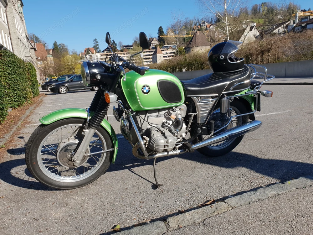 BMW R60 5 1971 mit original Windschild und BMW Koffer