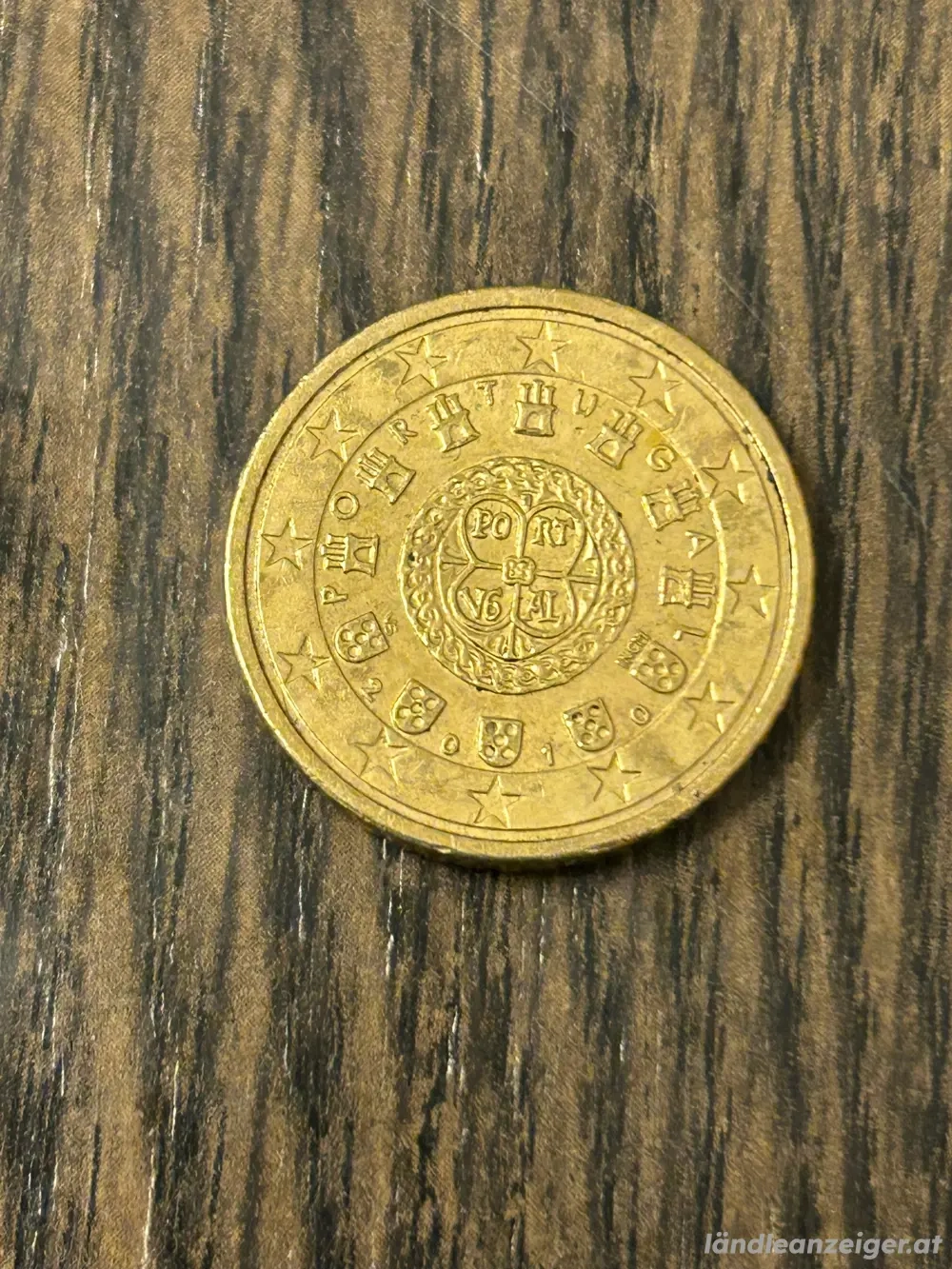 50 Cent Umlaufmünze Portugal 2010