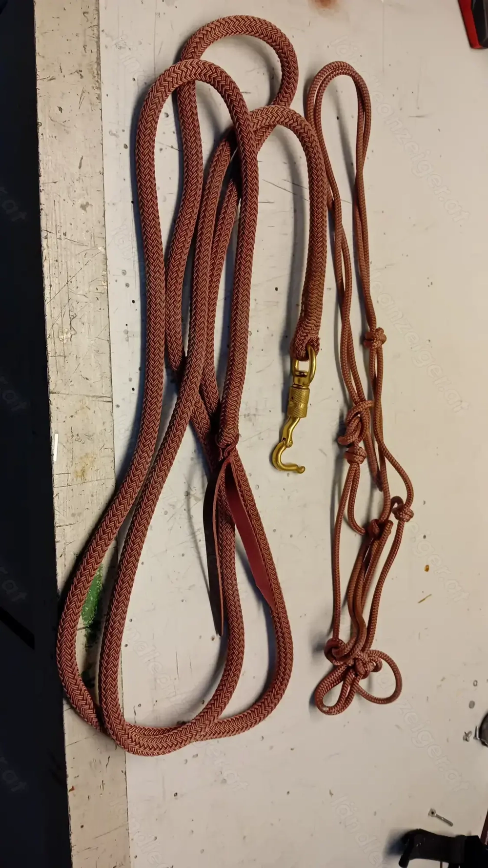 Knotenhalfter mit Strick WB