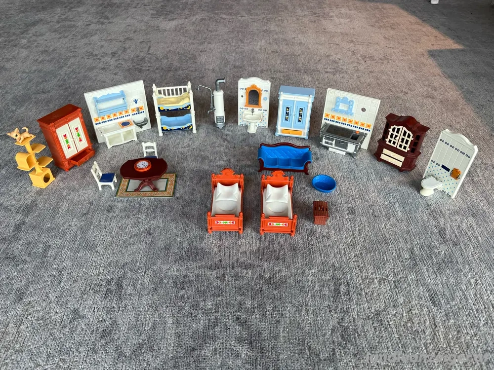 Playmobil Einrichtung, Möbel für Puppenhaus