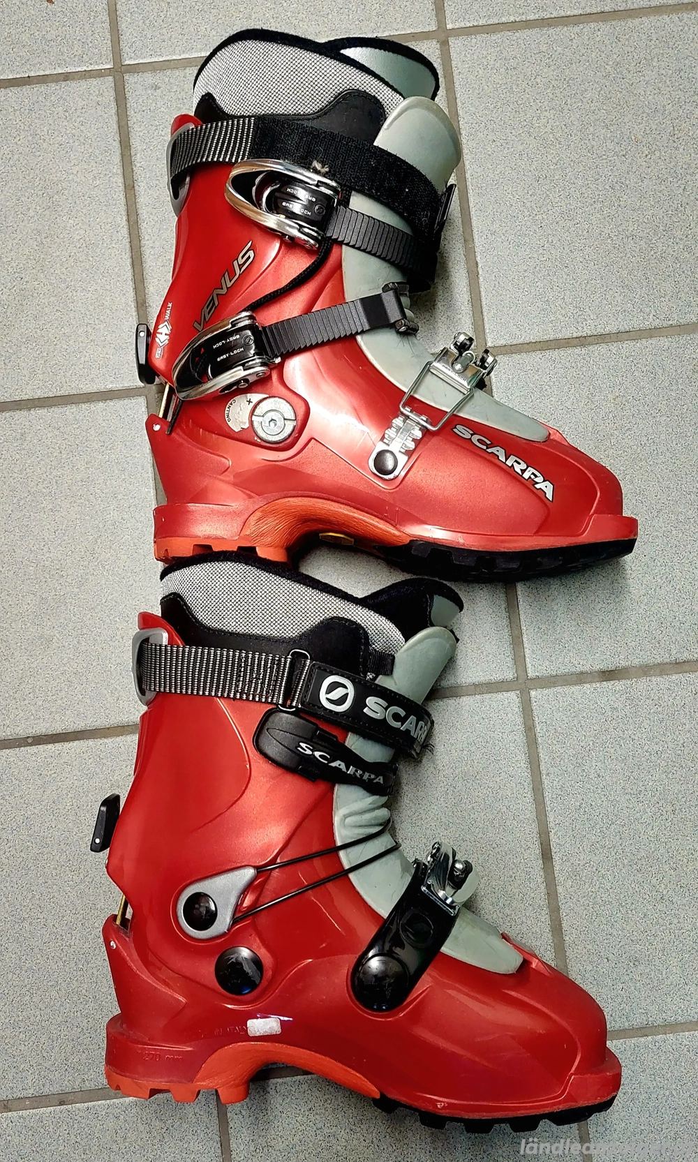 Scarpa Venus Damen Touren Ski Schuh Gr. 37 rot (270mm) Made in Italy!