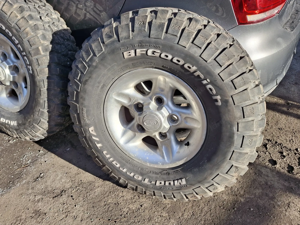 Land Rover Defender, Offroadreifen 