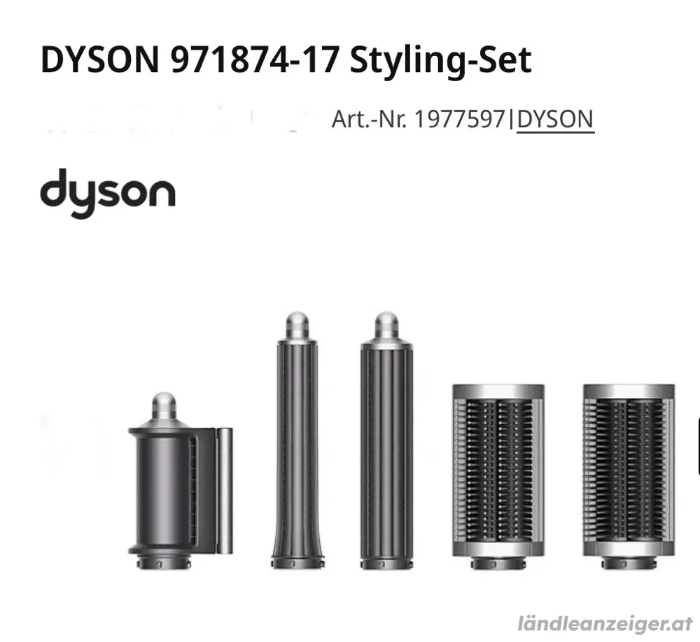dyson airwrap 5-teilig zubehör set neu