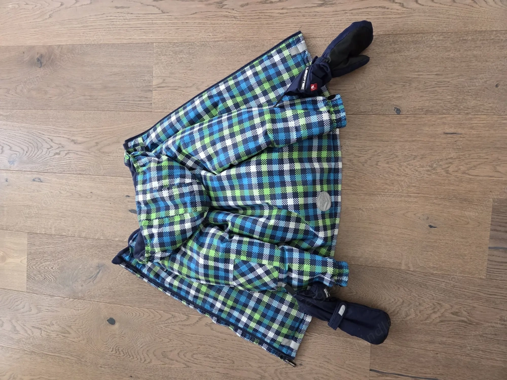 Skianzug komplett mit Fäustlingen Gr 122