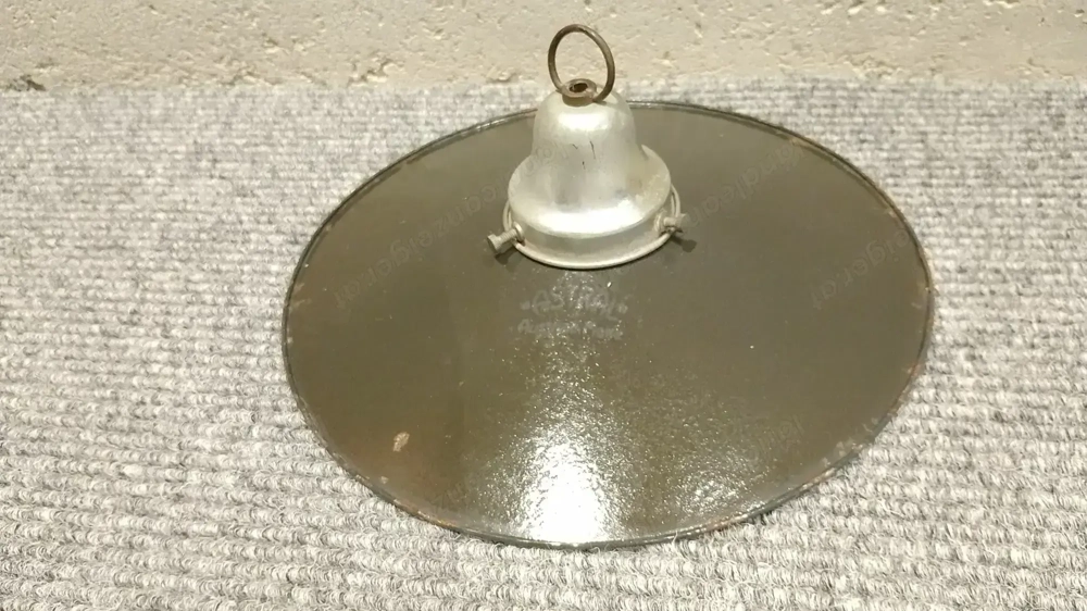 Lampenschirm Emaille "Astral Austrian made" mit Fassung E27 