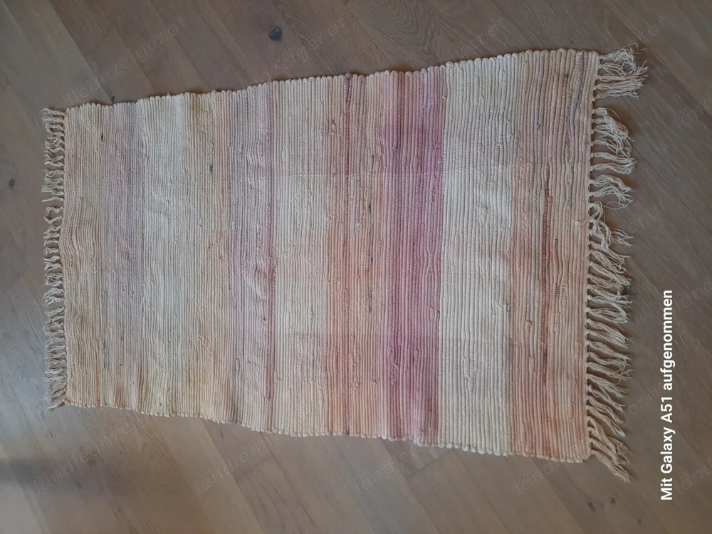 Teppich - Läufer - Webteppich - Fleckerlteppich (3 Stück)