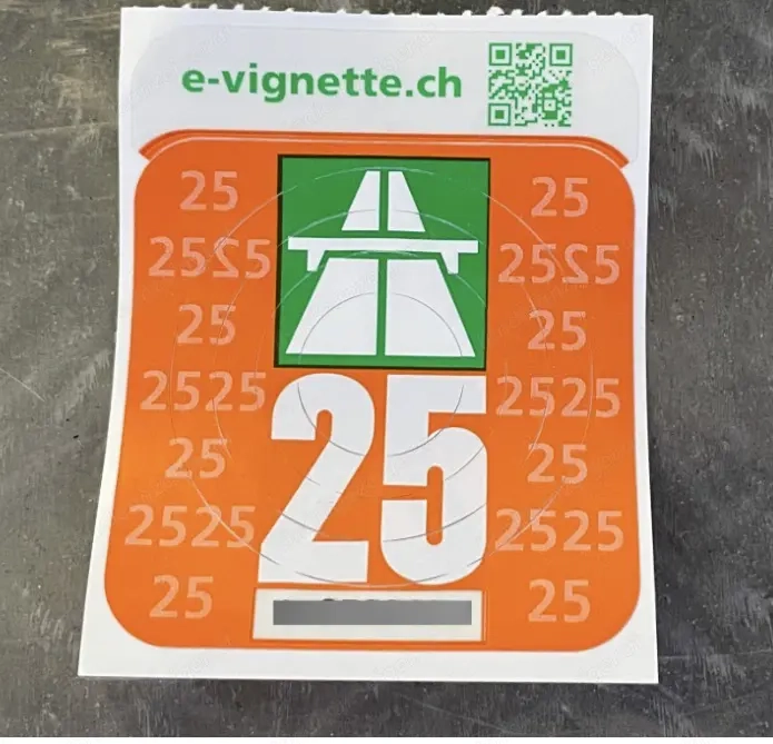 Vignette Schweiz - Gültig bis 31.01.2026
