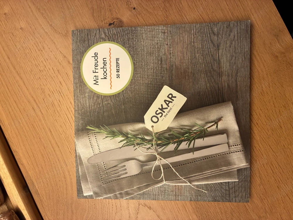 Mit Freude kochen, Kochbuch von Oskar