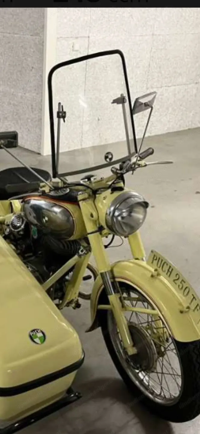 Puch TF mit Seitenwagen für Liebhaber