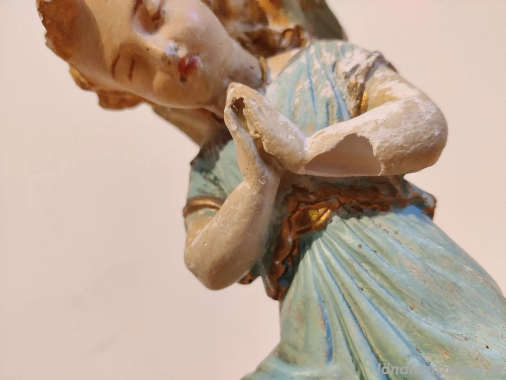 Gipsfiguren - Engel und Frau (Vintage)