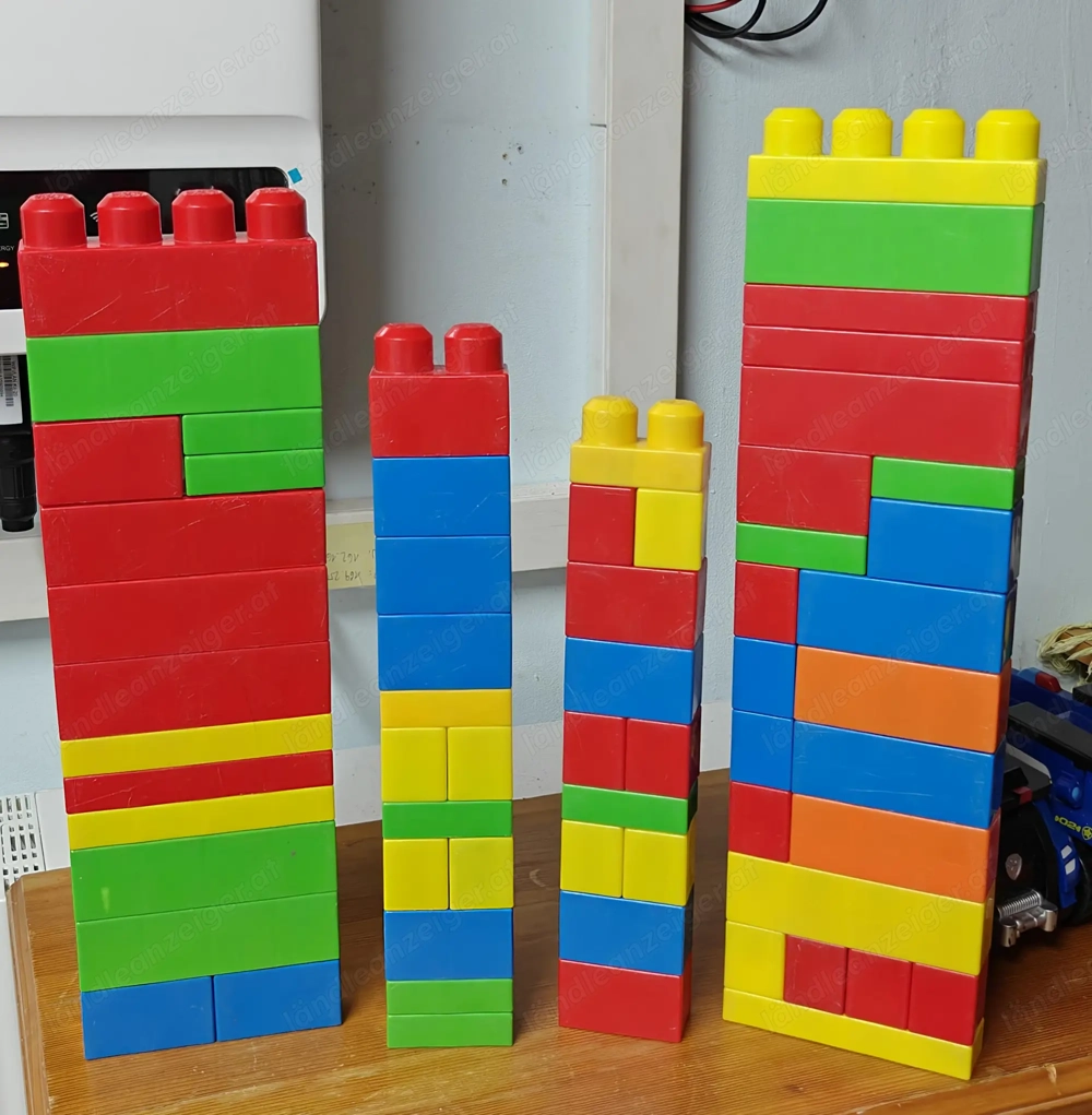 Plastikspielklötze - groß