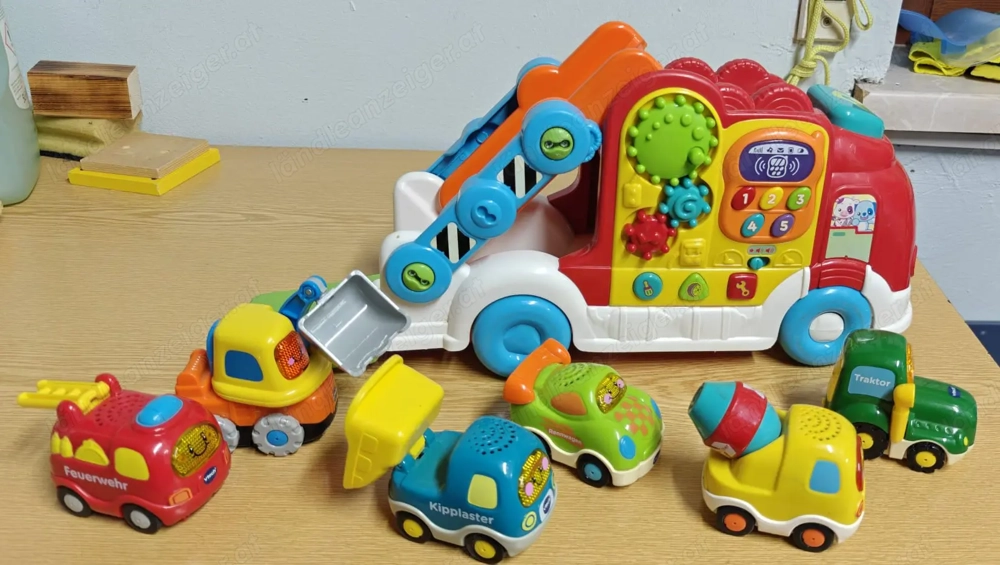VTech Tut Tut Baby Flitzer Autotransporter mit Autos