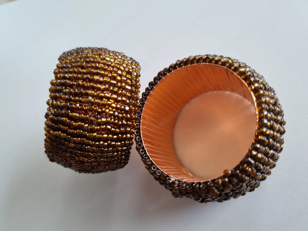 Perlen - Serviettenringe 8 Stk.