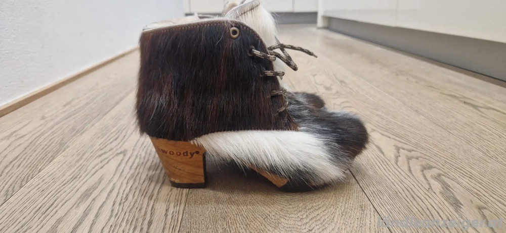 Betty Damen Fell Clog Ankle Boots woody 38 