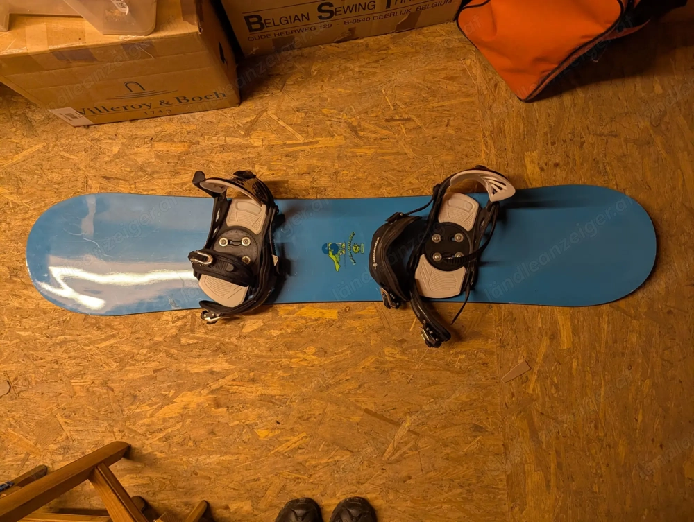 gebrauchtes Snowboard Burton 137cm mit Bindung Atomic