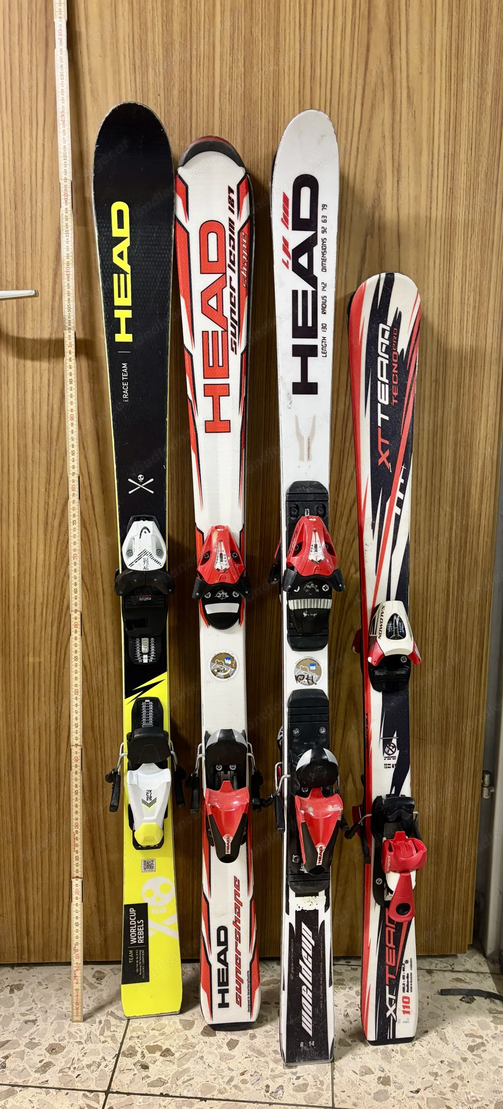 Kinderski in verschiedenen Größen