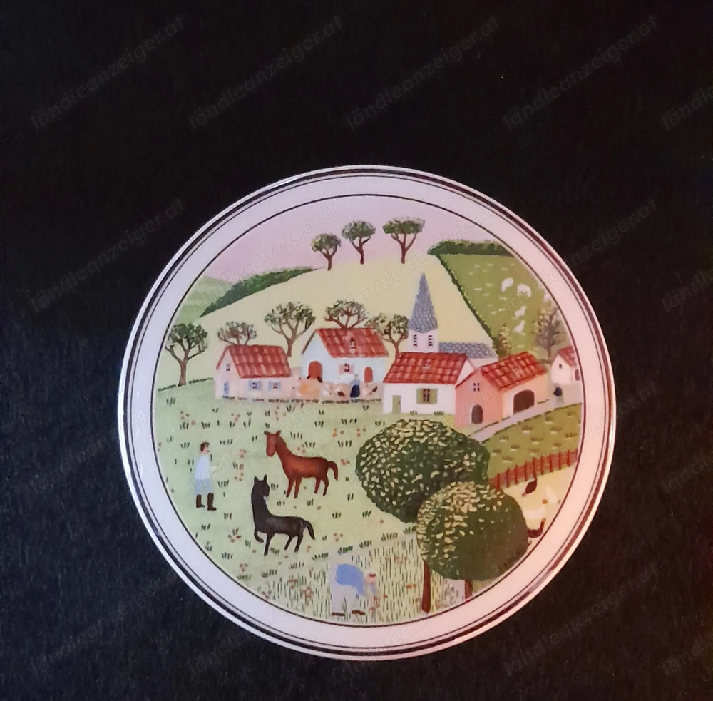 Schale mit Deckel  schönes Motiv Villeroy & Boch