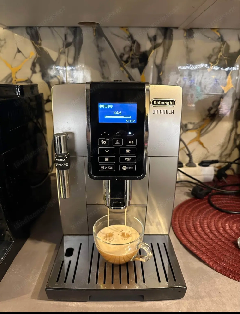 De'Longhi Kaffeevollautomat  Dinamica ECAM358.15.B - Long Coffee Funktion