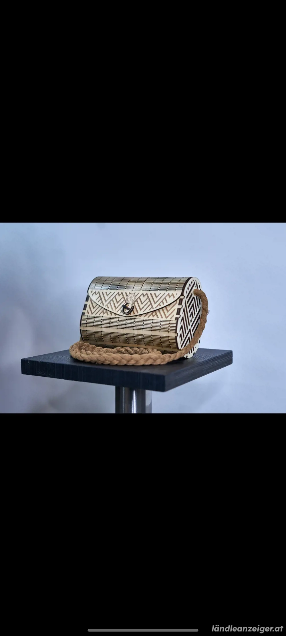 Handgemachte Holztasche