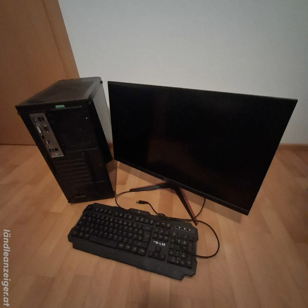 Gaming PC+Monitor+Zubehör!!!!