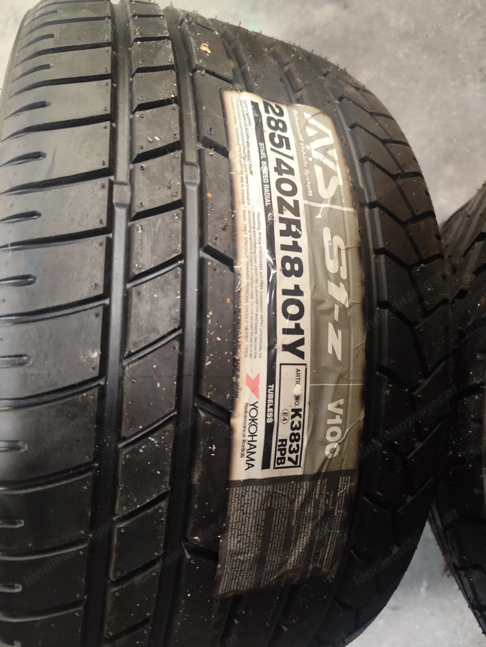 4 Stück Sommerreifen  285 40ZR18 101Y