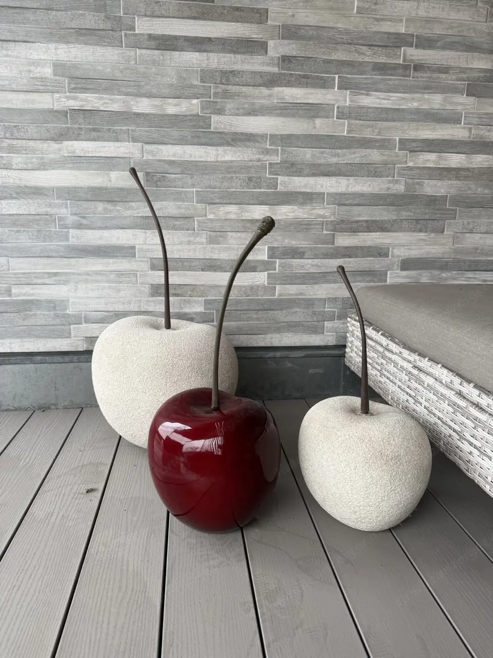 Terassen Dekoration Kirschen