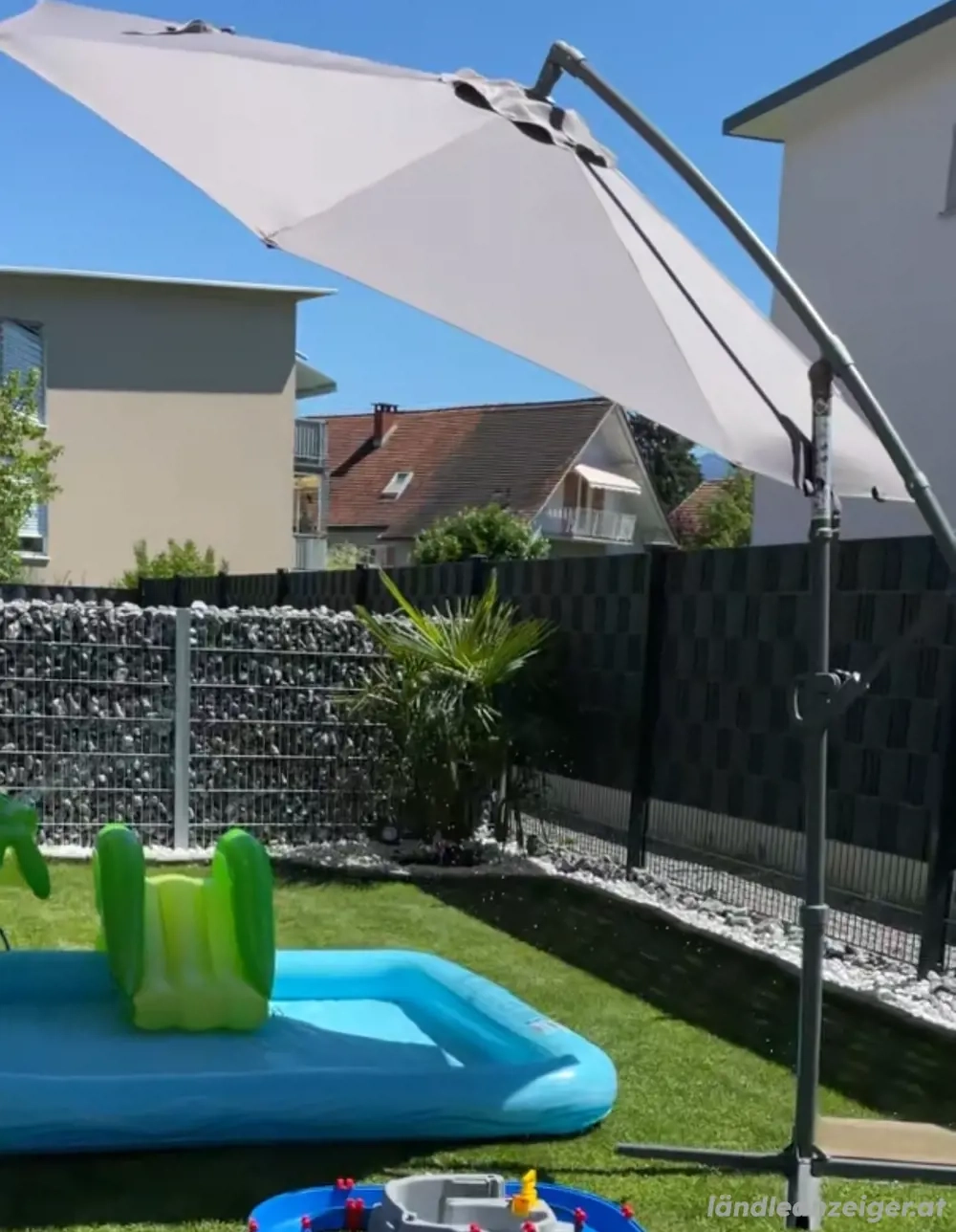 Sonnen Schirm Antrazit Grau