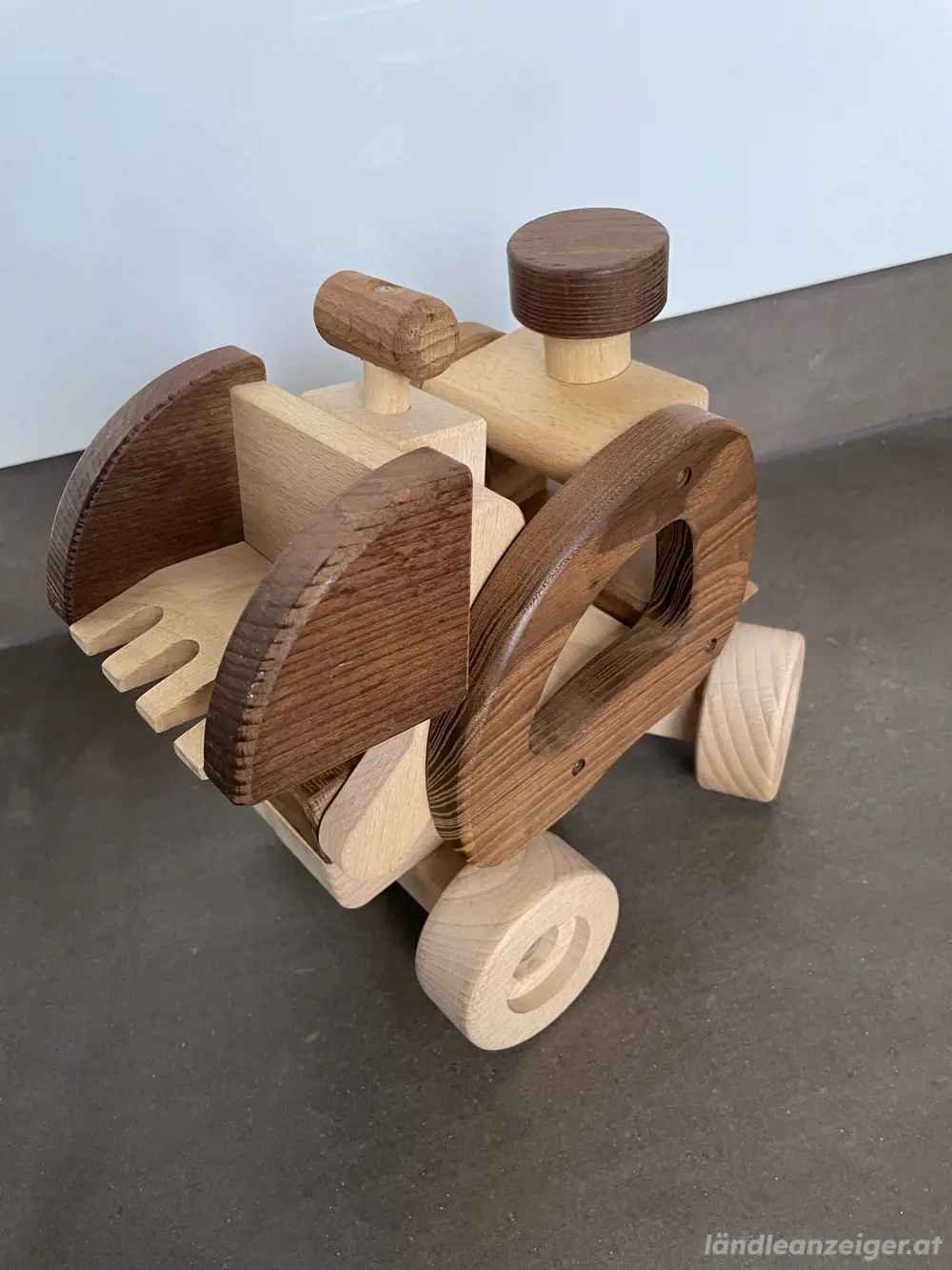 Spielzeug Radlader Holz