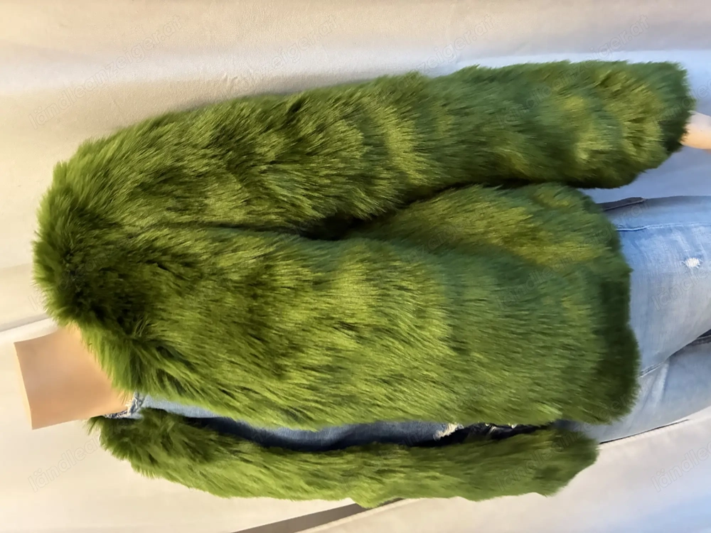Felljacke grün Gr. Xs