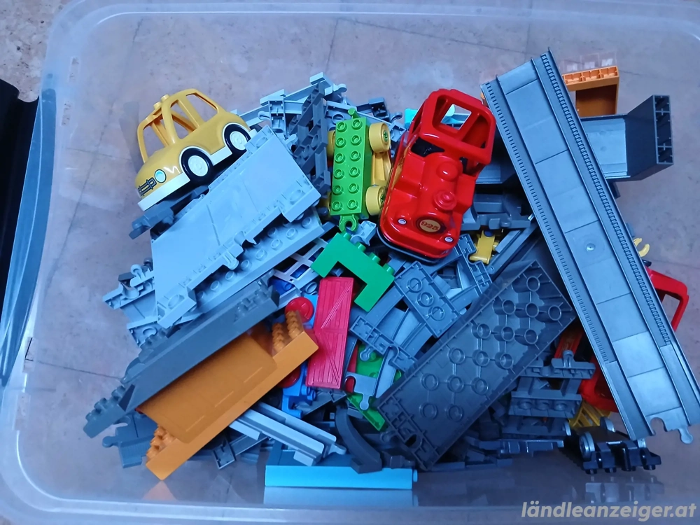 Zugschienen von Lego 