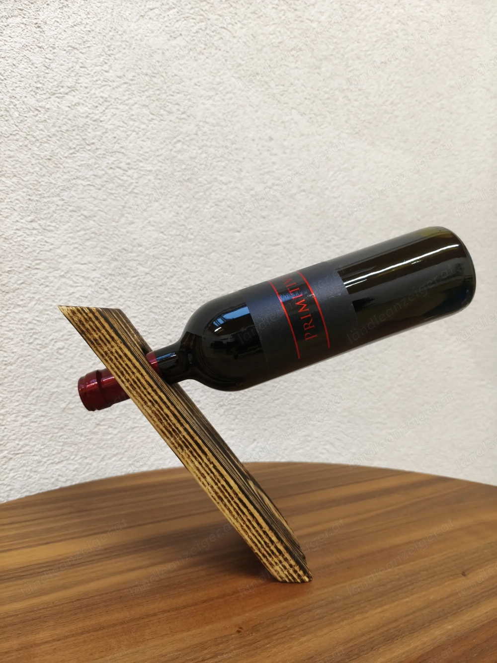 Weinflaschenhalter aus Holz 