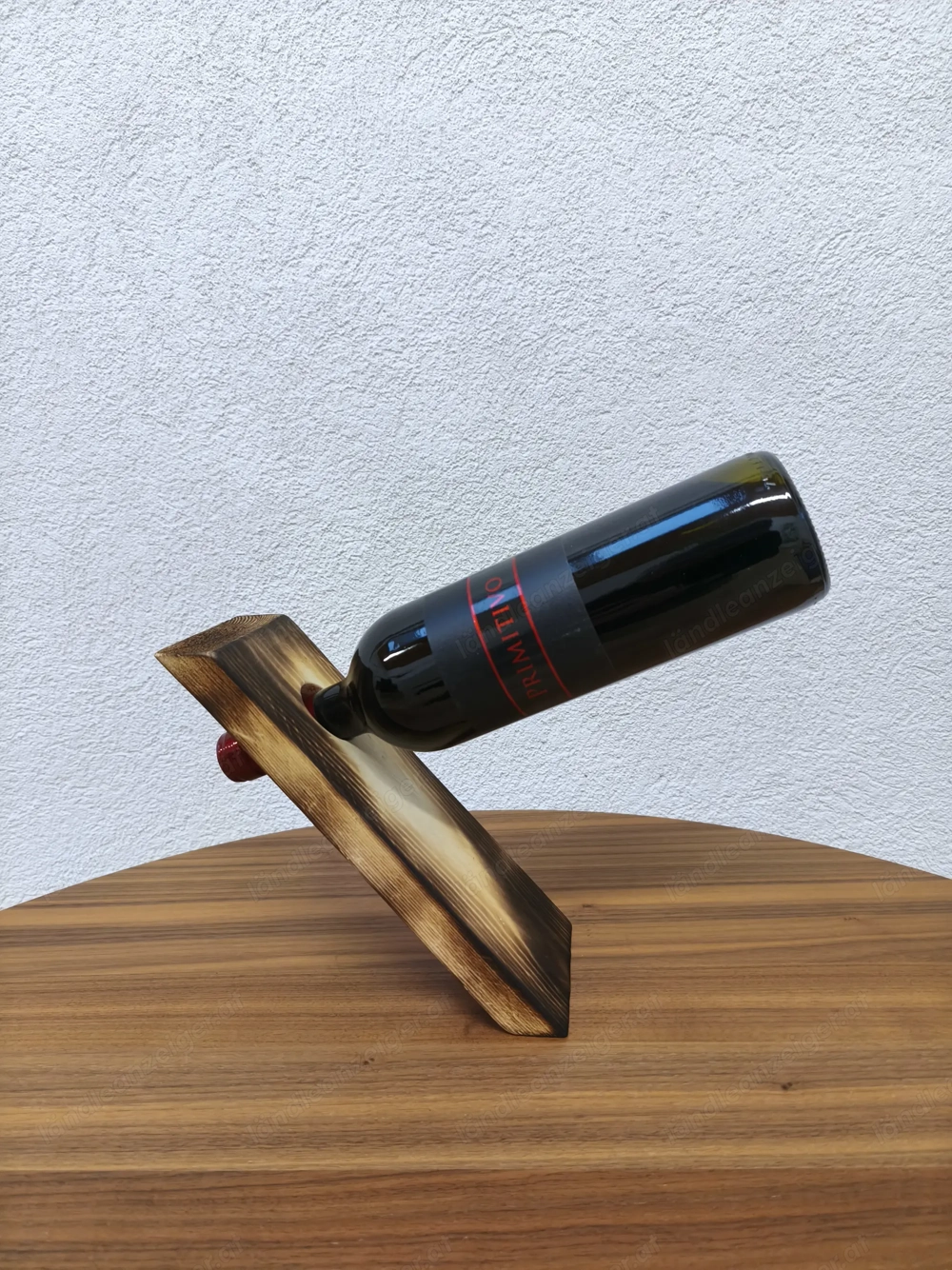 Weinflaschenhalter aus Holz 