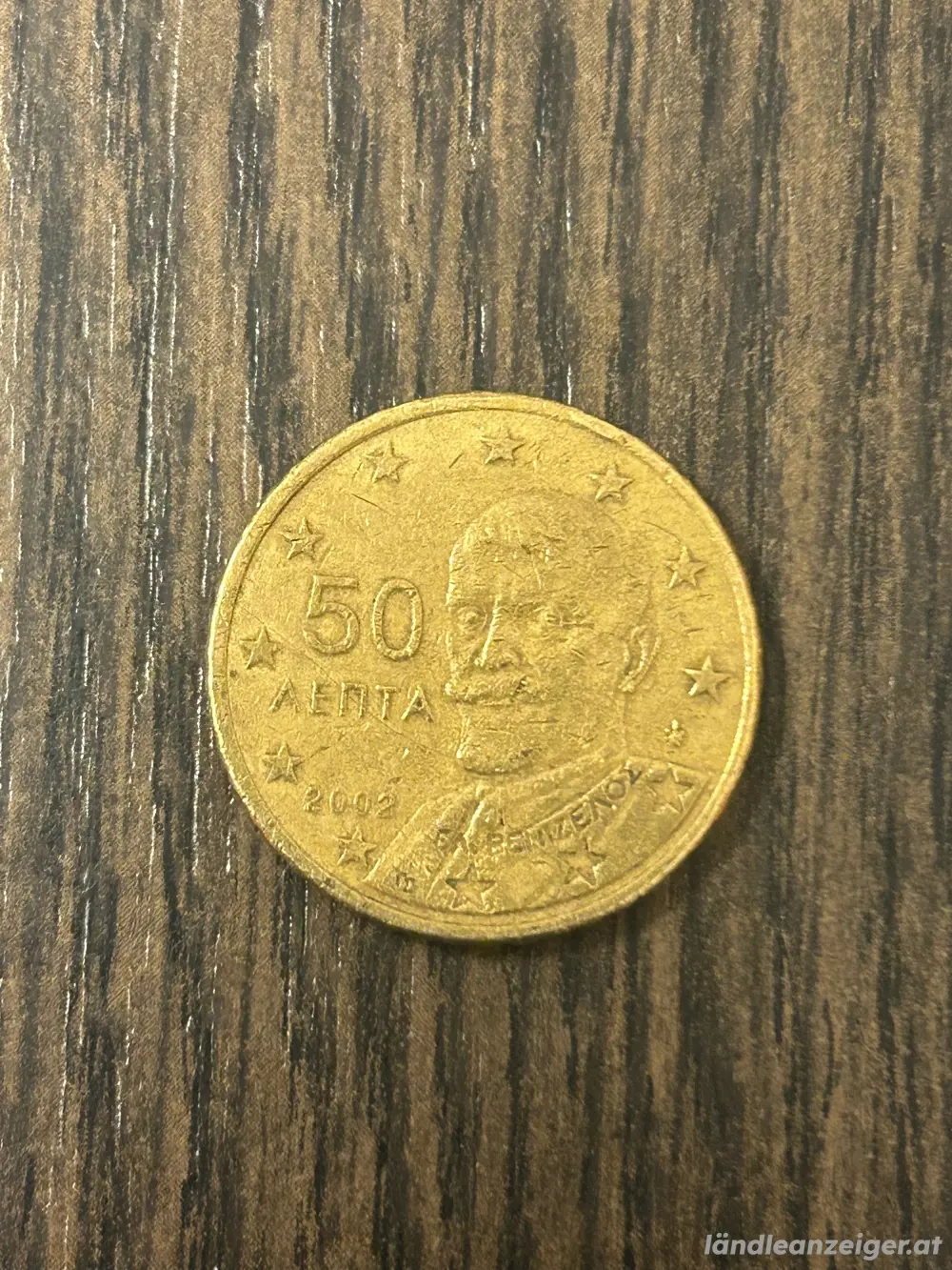 50 Cent Umlaufmünze Griechenland 2002