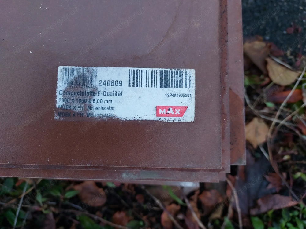 Zu Verschenken   Gratis MAX Platten Reste 1300x300 mm