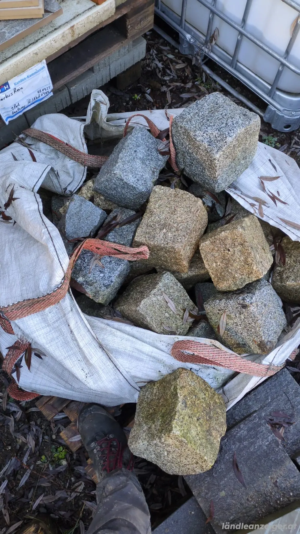 Steine zu verkaufen
