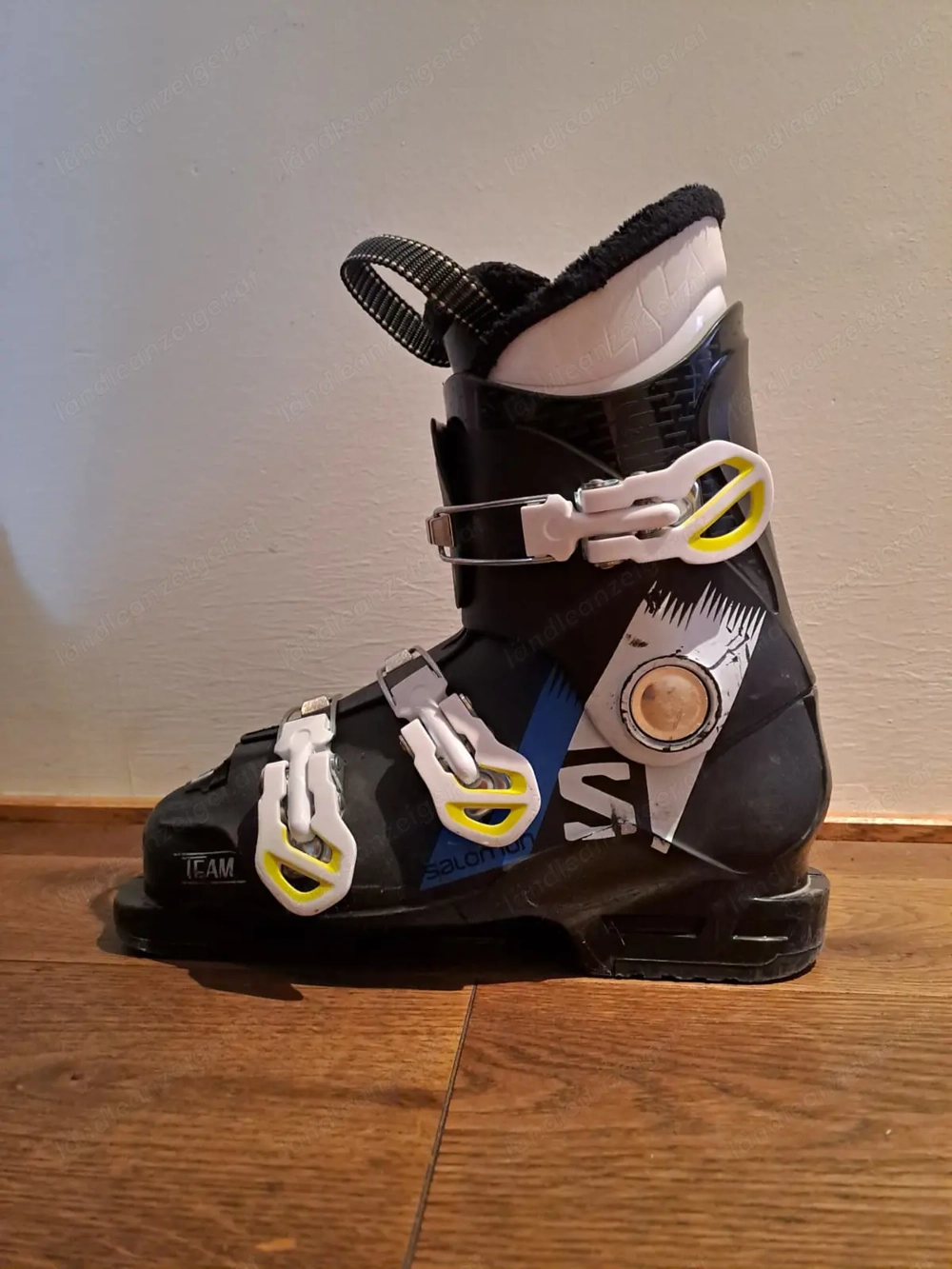 Kinder-Skischuh, Marke Salomon, Gr. 23 - 23.5, Sohlenlänge 275mm