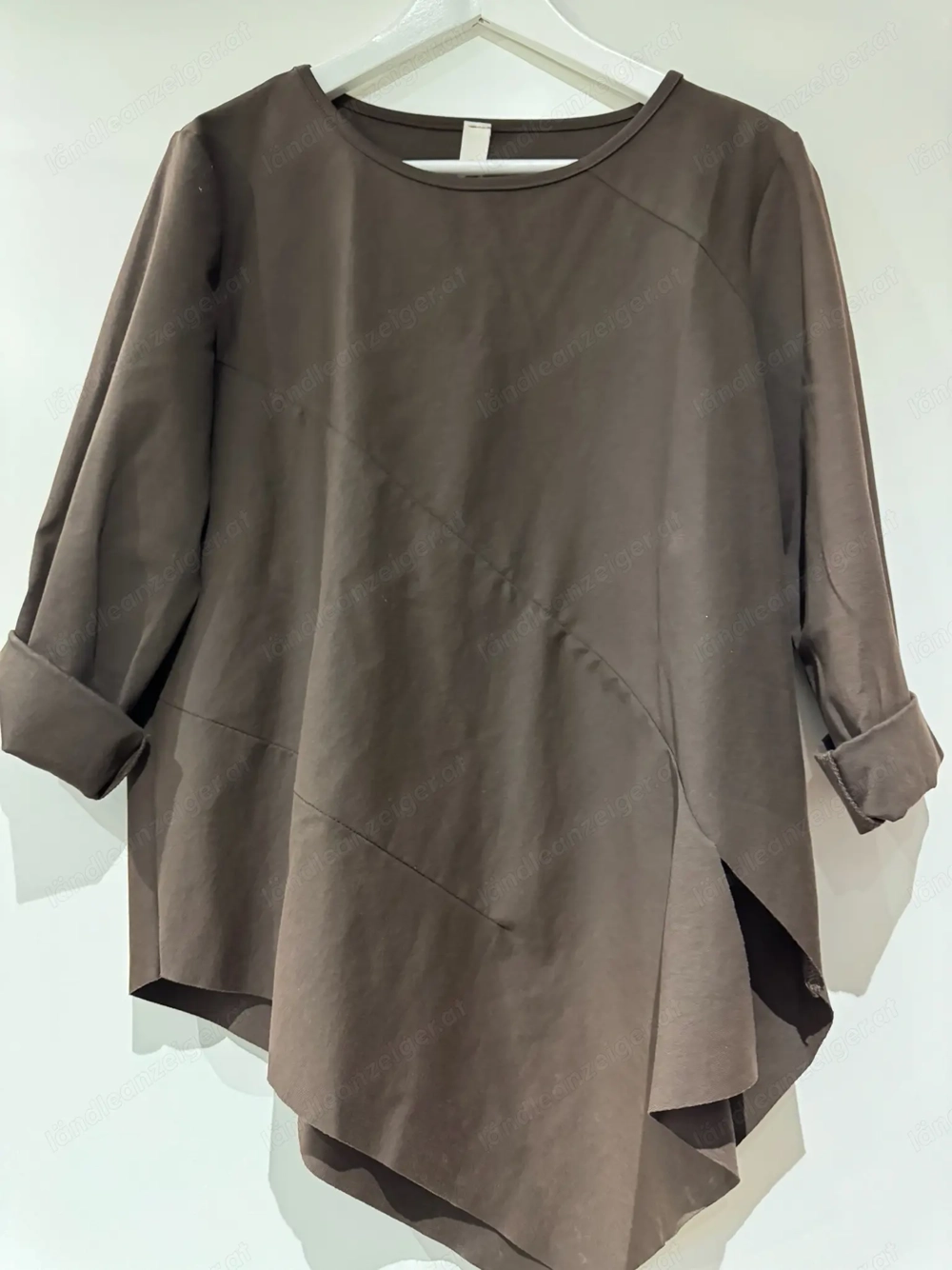 leichtes Sweetshirt in schönem Braun