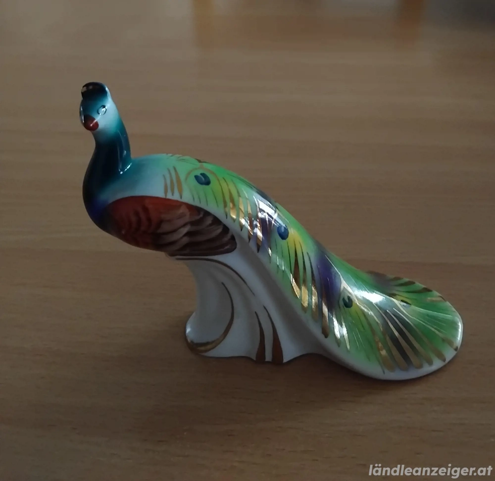 Pfau Handbemalt 