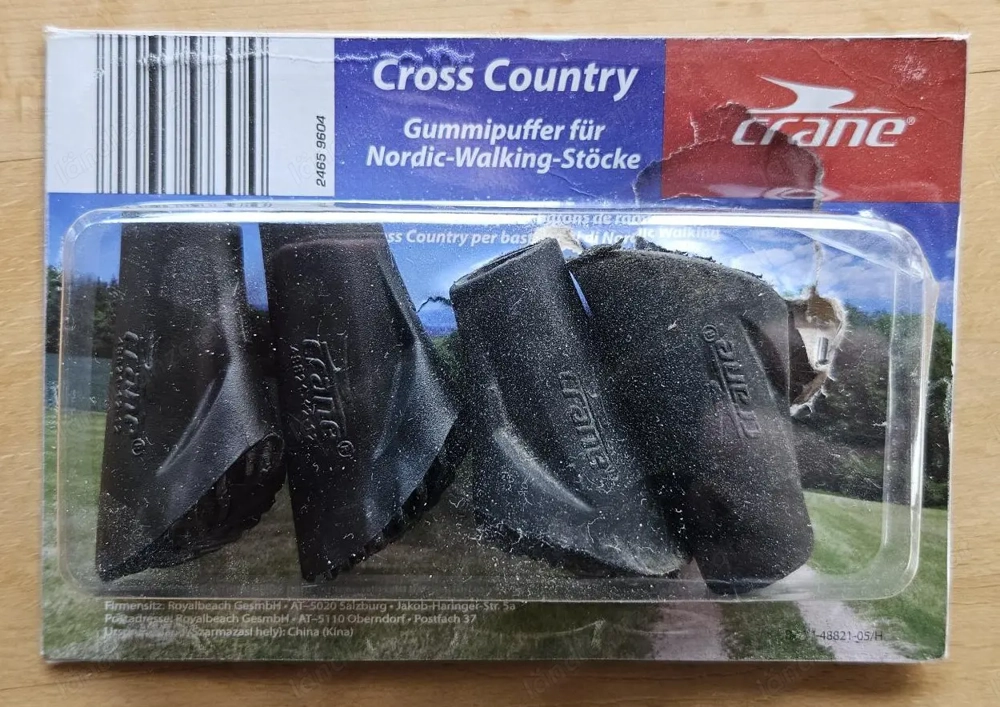 Crane Gummipuffer für Nordic-Walking-Stöcke   neu   einmal gebraucht