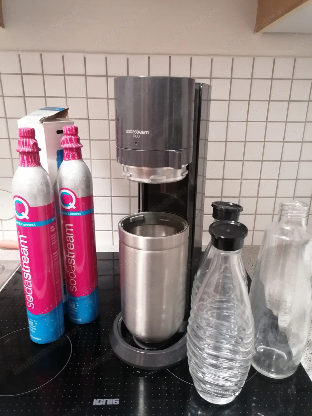SODASTREAM Komplett   Glasflaschen 
