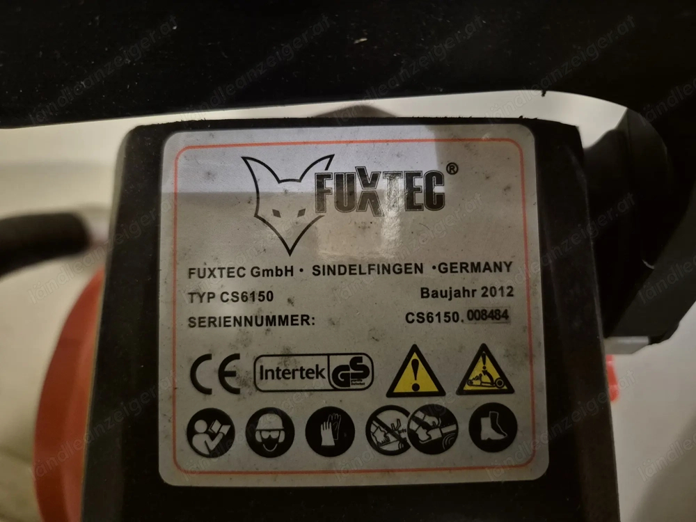 Kettensäge Fuxtec CS6150 neuwertig 