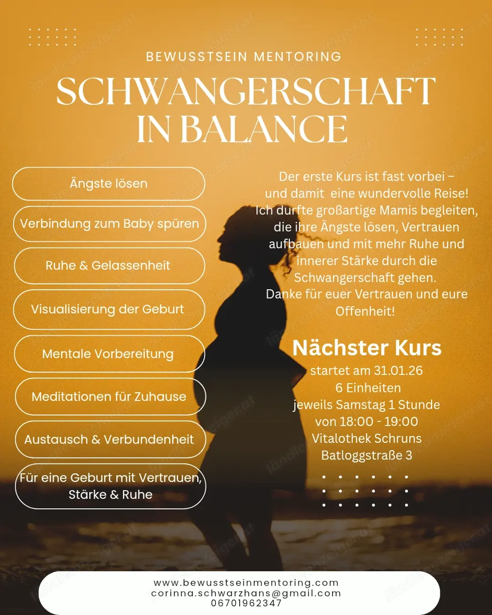 Kurs: Schwangerschaft in Balance 