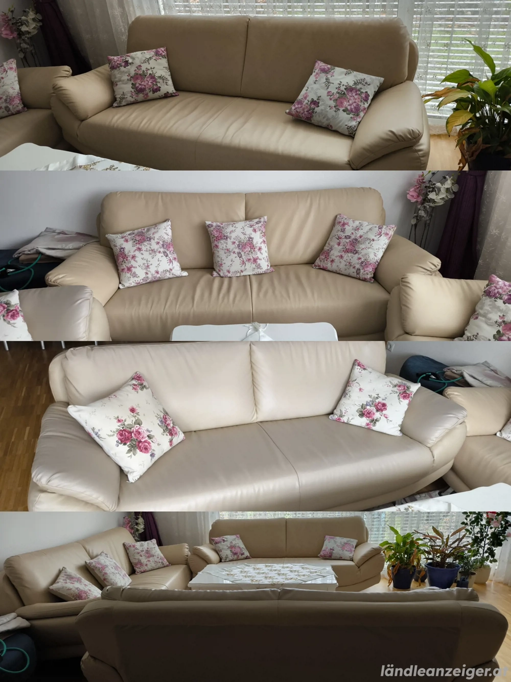 Kunstleder Sofa 3 stk 