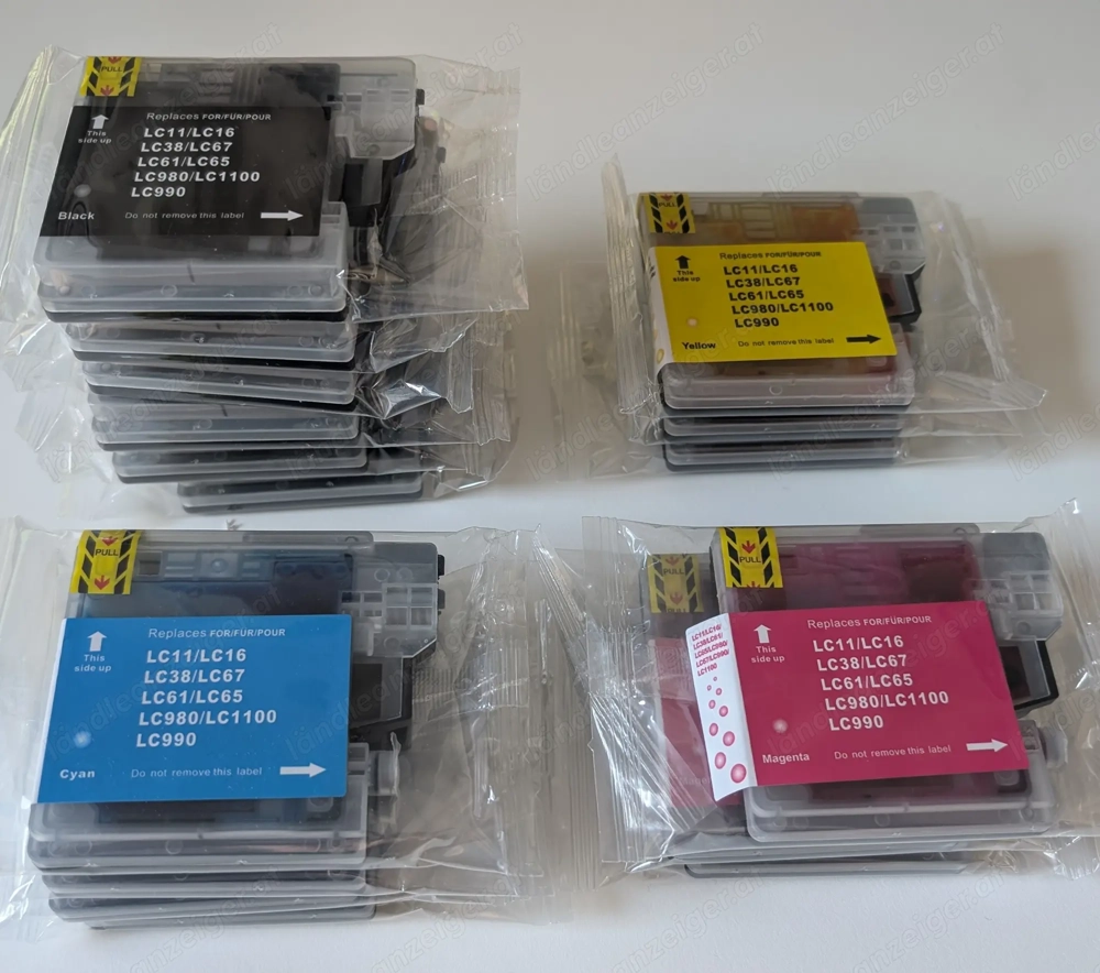 Verschenke Druckerpatronen LC11 LC16 , LC38 LC67 , LC61 LC65 , LC980 LC1100 , LC990