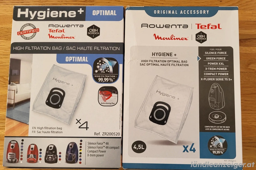 Staubsaugerbeutel Rowenta 4 Pkg