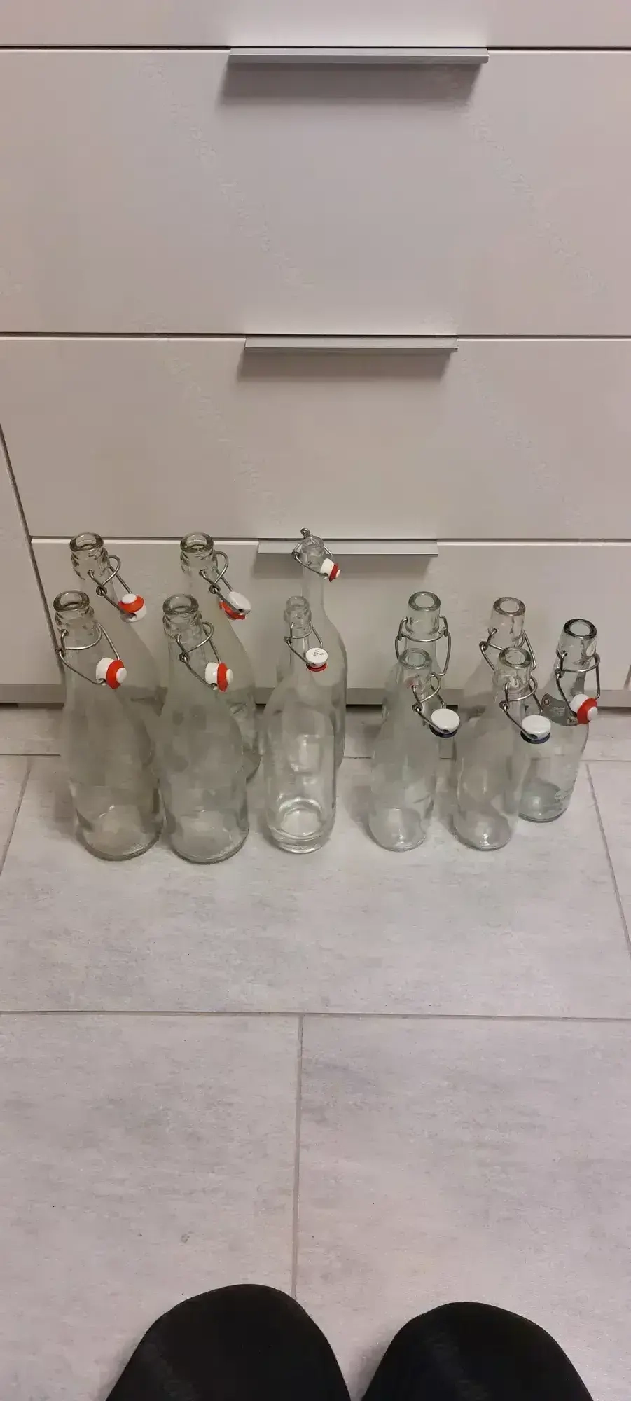 Wiederverschließbare Flaschen 