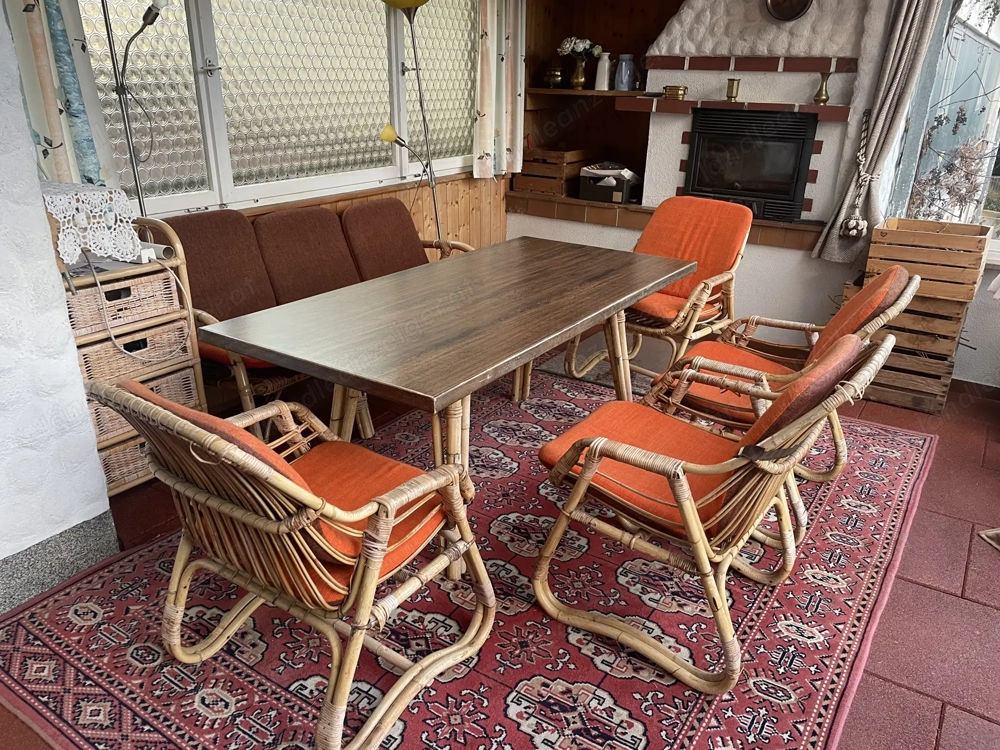 Vollständige Ratan-Garnitur